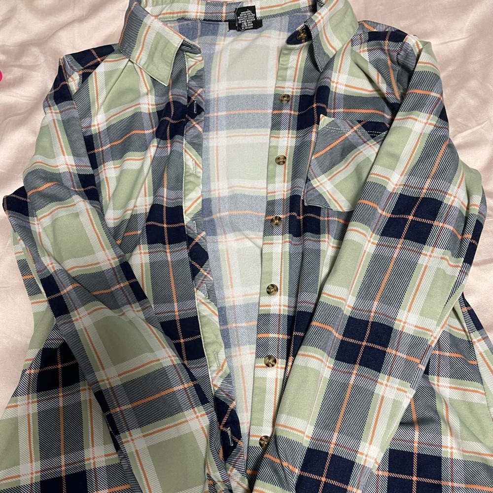 small green flannel
